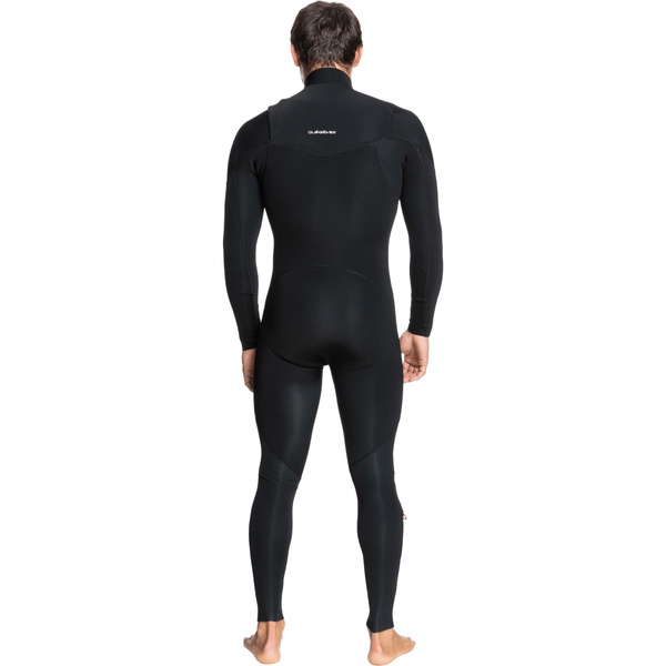 2022 Quiksilver Daglige Møder 5/4/3mm Chest Zip Våddragt Eqyw103120 - Sort